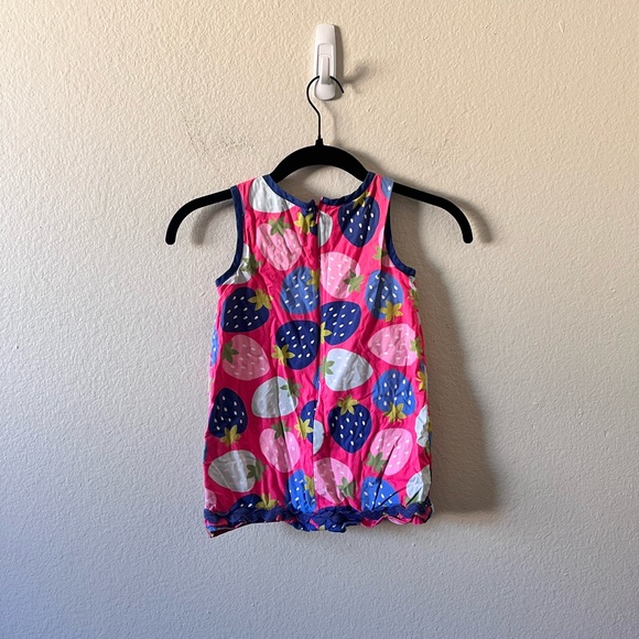 Mini Biden Strawberry Print Dress - Picture 3 of 3